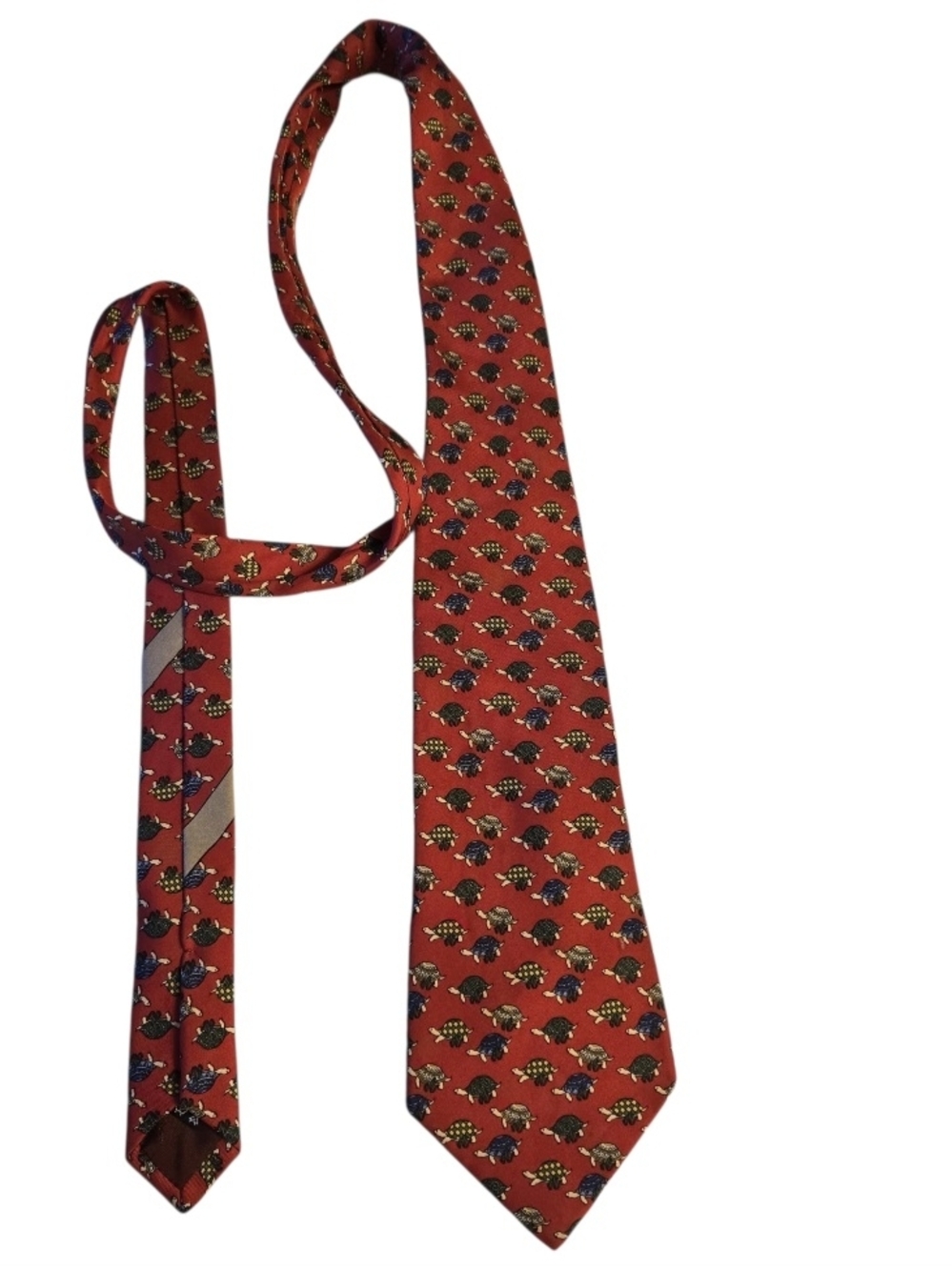 Salbatorre Ferragano Classic Red Patterned Men's Tie